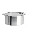 Cristel Stainless Steel 3 Quart Strate Saucepan With Lid In Silver