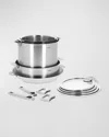 Cristel Strate 13-piece Cookware Set In Silver