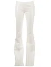 Cristiano Burani Crocodile Effect Trouser In White