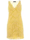 Cristiano Burani Embellished Shift Dress In Yellow