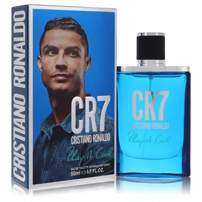 Cristiano Ronaldo 2pcs Combo Gift Set Cr7 Play It Cool By  Eau De Toilette Spray 1.7 oz For Men In Blue