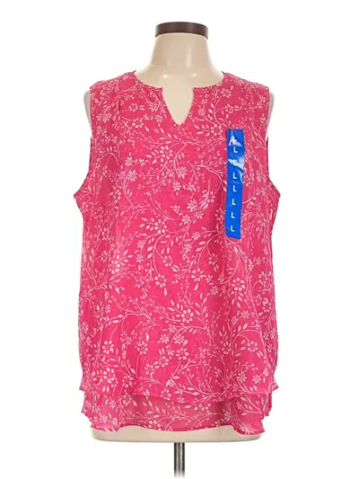 Cristina B. Sleeveless Blouse In Pink
