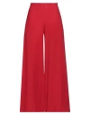 Cristina Bonfanti Woman Pants Red Size 10 Linen In Red
