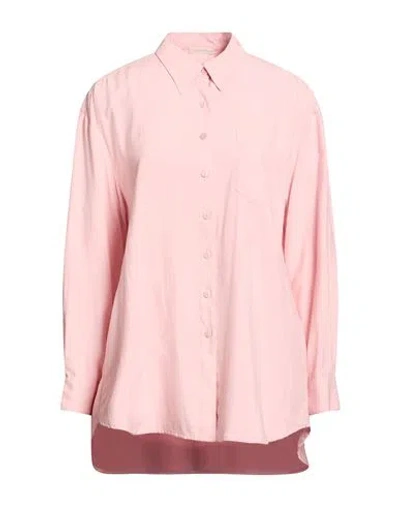 Cristina Bonfanti Woman Shirt Pink Size M Silk