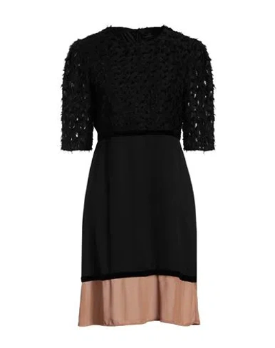Cristina Gavioli Collection Woman Midi Dress Black Size 8 Polyester