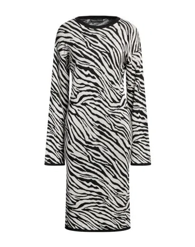 Cristina Gavioli Collection Woman Midi Dress White Size S Acetate, Polyester, Viscose