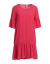 Cristina Gavioli Woman Midi Dress Red Size 6 Polyester In Red