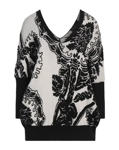 Cristina Gavioli Woman Sweater Black Size Xs Viscose, Acrylic, Elastane, Mohair Wool
