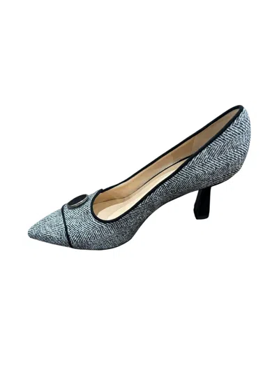 Cristina Millotti Women's Nada Tessuto Windsor Pumps In Black In Multi