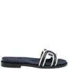 Cristina Millotti Women's Santorini Sandal In Navy