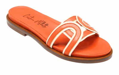 Cristina Millotti Women's Santorini Sandals In Orange