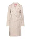 Cristina Rocca Overcoats In Beige