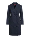 Cristina Rocca Overcoats In Blue