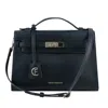 Cristinaeffe Black Artificial Leather Crossbody Bag In Black