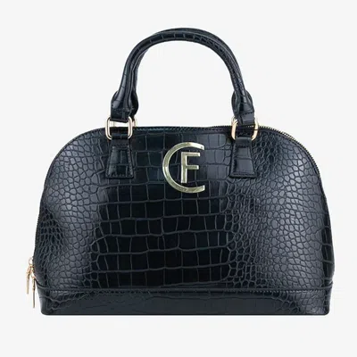 Cristinaeffe Black Artificial Leather Handbag