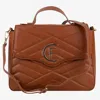 Cristinaeffe Brown Artificial Leather Crossbody Bag