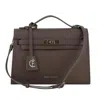 Cristinaeffe Gray Artificial Leather Crossbody Bag In Gray
