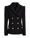 Cristinaeffe Woman Blazer Black Size 10 Polyester, Elastane