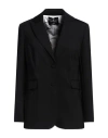 Cristinaeffe Woman Blazer Black Size 10 Polyester, Elastane