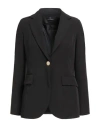 Cristinaeffe Woman Blazer Black Size 6 Polyester, Elastane