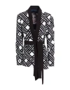 Cristinaeffe Woman Blazer Black Size 8 Polyester, Elastane