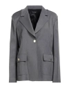 Cristinaeffe Woman Blazer Grey Size 10 Polyester, Viscose, Elastane