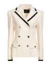 Cristinaeffe Woman Blazer Ivory Size 10 Polyester, Elastane