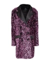 Cristinaeffe Woman Blazer Mauve Size 6 Polyester, Elastane In Purple