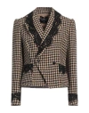 Cristinaeffe Woman Blazer Sand Size 8 Polyester, Wool