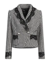 Cristinaeffe Woman Blazer White Size 12 Polyester, Wool