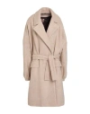 Cristinaeffe Woman Coat Beige Size 10 Polyester