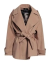 Cristinaeffe Woman Coat Camel Size 10 Polyester, Viscose In Beige