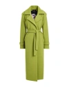 Cristinaeffe Woman Coat Green Size 6 Polyester
