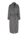 Cristinaeffe Woman Coat Grey Size 10 Polyester, Wool In Gray