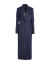 Cristinaeffe Woman Coat Navy Size 10 Polyester, Wool