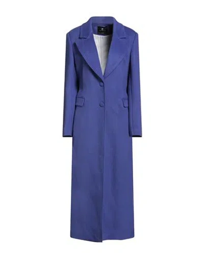Cristinaeffe Woman Coat Purple Size 10 Polyester, Viscose