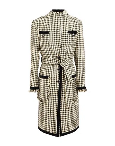 Cristinaeffe Woman Coat Sand Size 2 Polyester, Wool In Multi