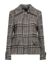 Cristinaeffe Woman Jacket Khaki Size 8 Polyester In Beige