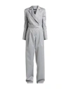 Cristinaeffe Woman Jumpsuit Grey Size L Polyester, Viscose, Elastane In Grey