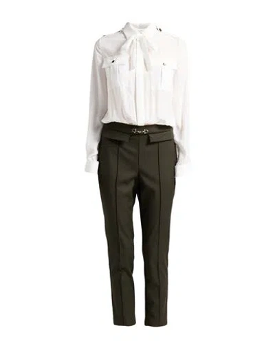 Cristinaeffe Woman Jumpsuit Military Green Size Xs Polyester, Viscose, Elastane In Brown