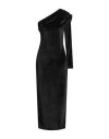 Cristinaeffe Woman Maxi Dress Black Size L Polyester, Elastane In Black