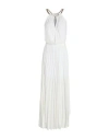 Cristinaeffe Woman Maxi Dress Off White Size M Polyester