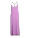 Cristinaeffe Woman Midi Dress Light Purple Size M Polyester In Purple
