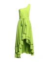 Cristinaeffe Woman Mini Dress Acid Green Size Xs Polyester