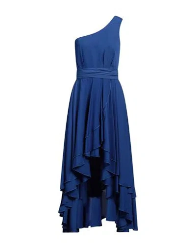 Cristinaeffe Woman Mini Dress Bright Blue Size M Polyester