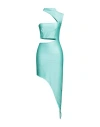 Cristinaeffe Woman Mini Dress Light Green Size M Polyester, Elastane In Green