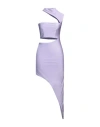 Cristinaeffe Woman Mini Dress Lilac Size M Polyester, Elastane In Purple