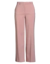 Cristinaeffe Woman Pants Antique Rose Size 10 Polyester, Elastane In Pink