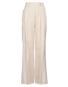 Cristinaeffe Woman Pants Beige Size 2 Polyester
