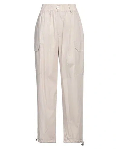 Cristinaeffe Woman Pants Beige Size 8 Cotton